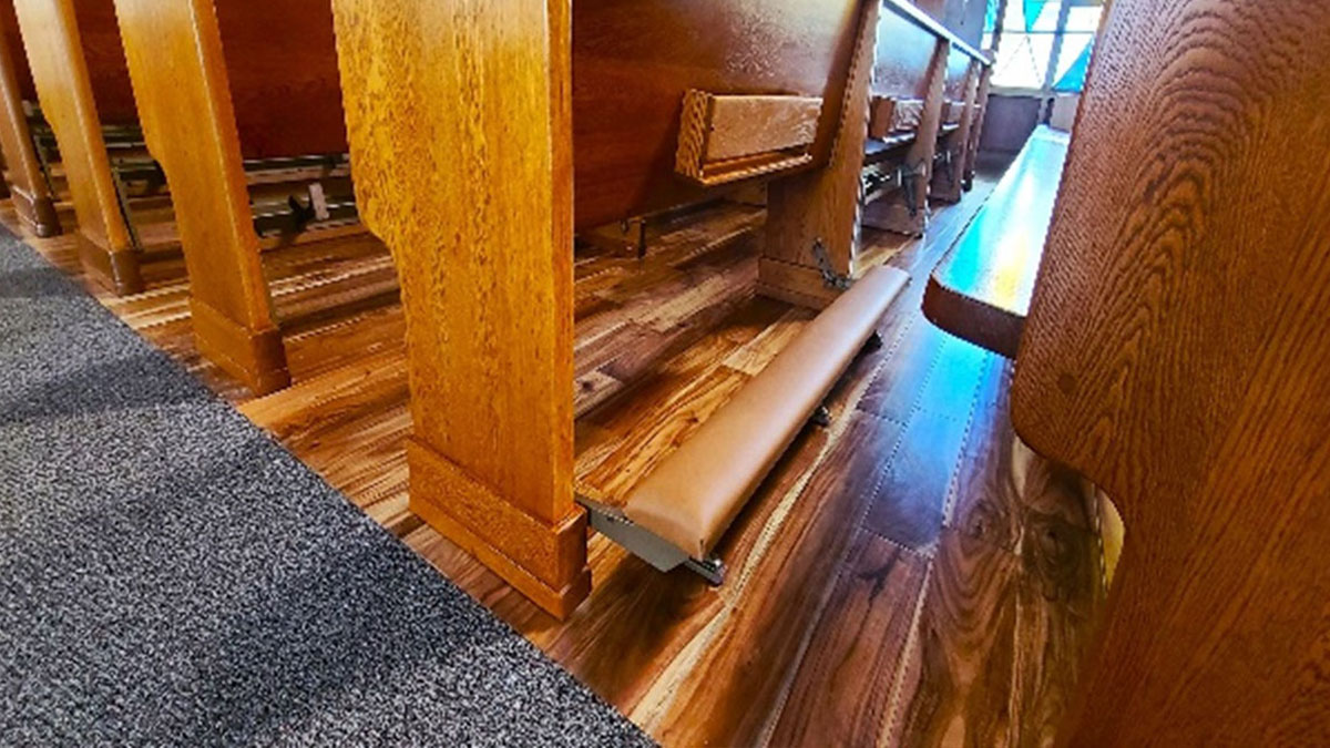 New Pew Kneelers